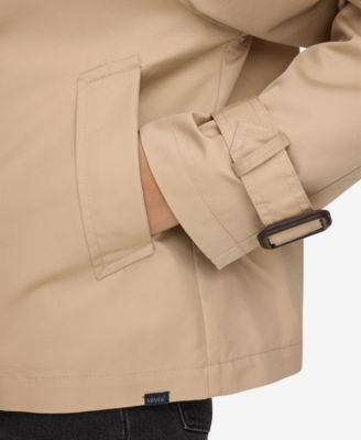 Women's Regular Short Double Breasted Trench Coat