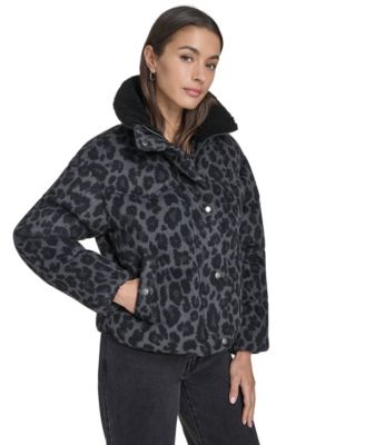 Women's Regular Wool Blend Western Puffer Jacket