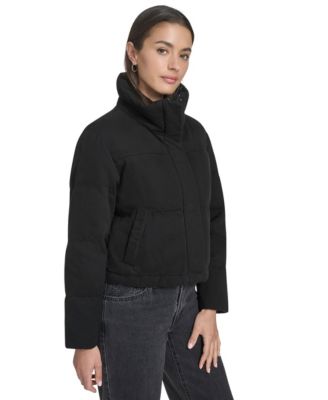 Women's Regular Cropped Cotton Puffer Jacket