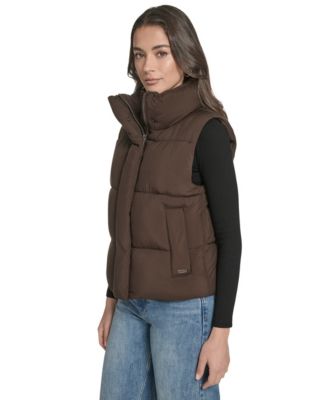 Women's Stand Collar Puffer Vest