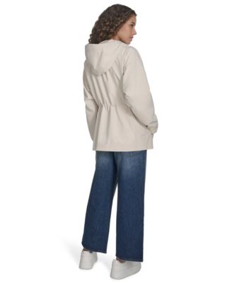 Women's Regular Raglan Sleeve Rain Parka Jacket