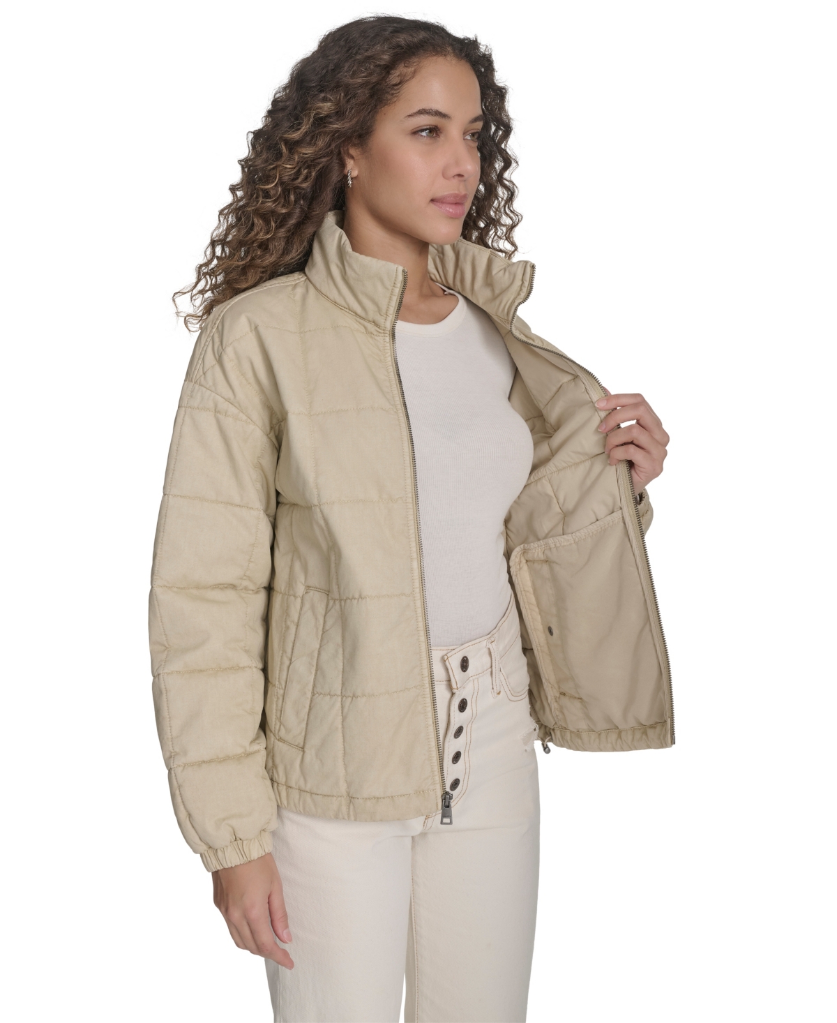 Levi's Women's Regular Box Quilted Cotton Jacket