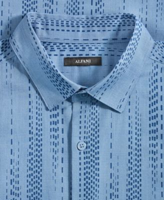Men's Dot Maze Printed Short-Sleeve Button Shirt, Macy's Exclusive