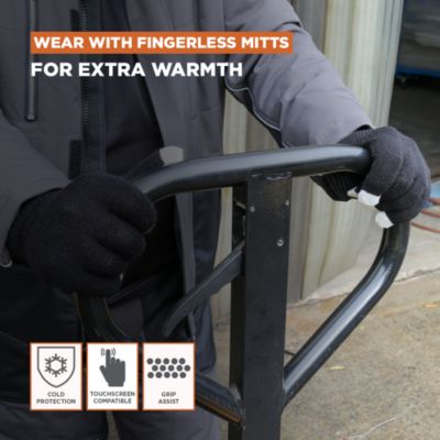 Men's Touchscreen Gloves - Warm & Durable with Conductive Fingertips