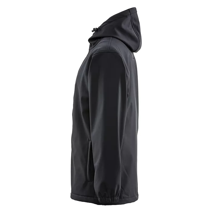 Big & Tall Lightweight Softshell Jacket with Hood - Water-Repellent & Wind-Tight Workwear - thumbnail 8