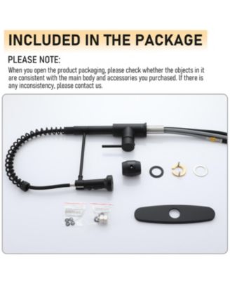 pull down kitchen faucet