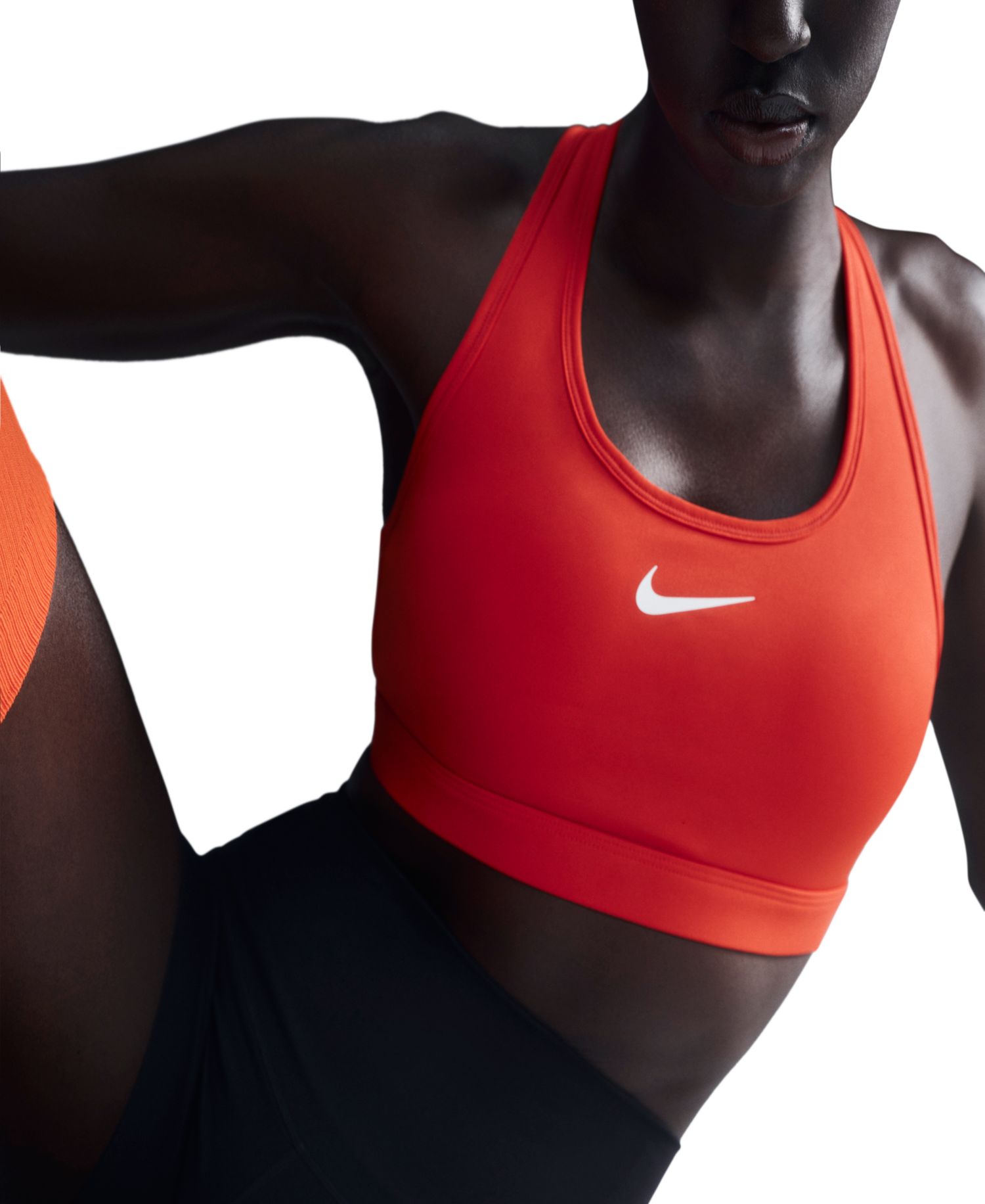 Plus Size Active Medium-Support Padded Logo Sports Bra