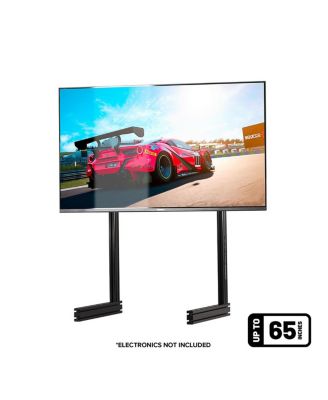 Elite Free Standing Single Monitor Stand, Black Edition