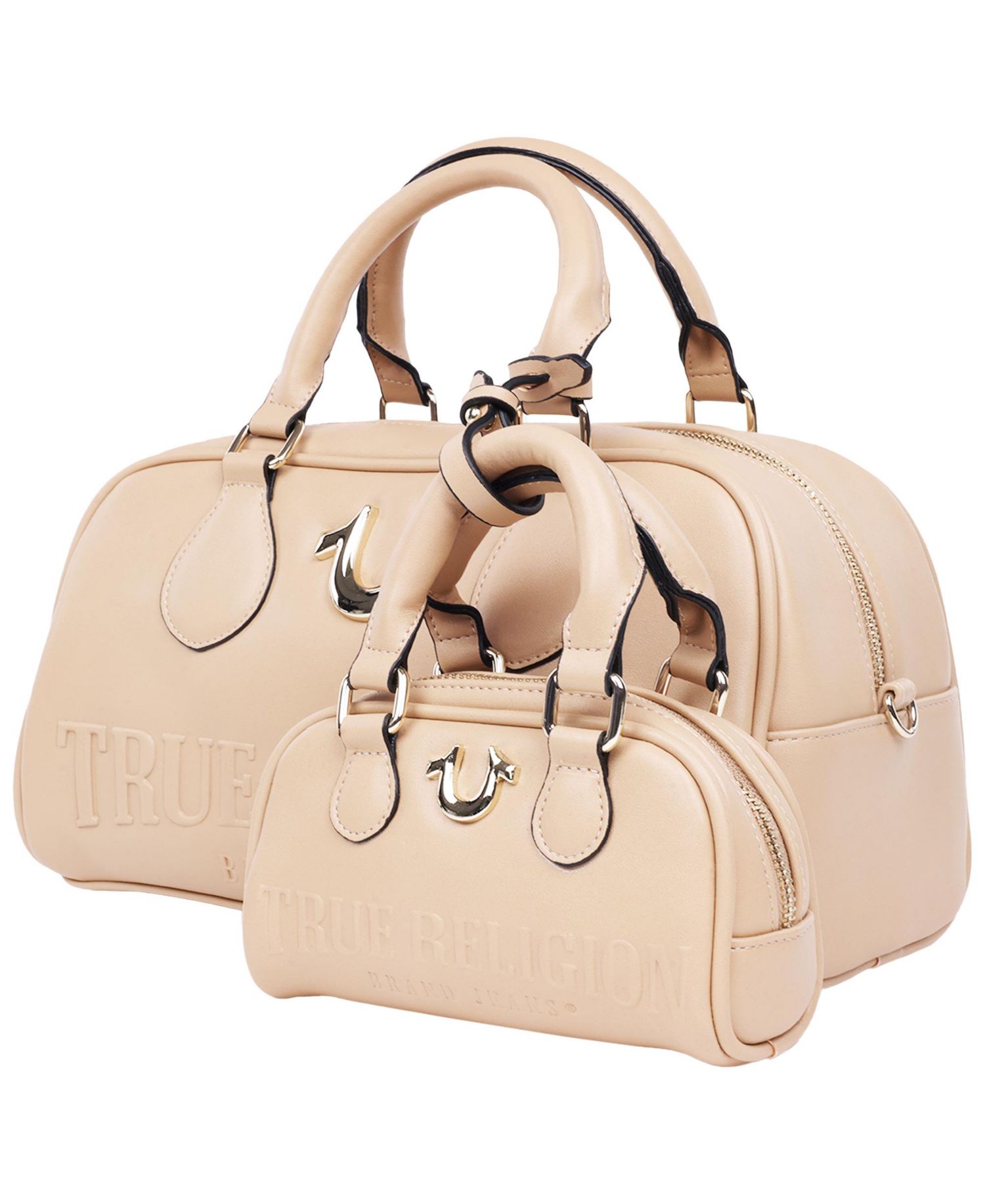 Logo Satchel with Matching Mini Bag