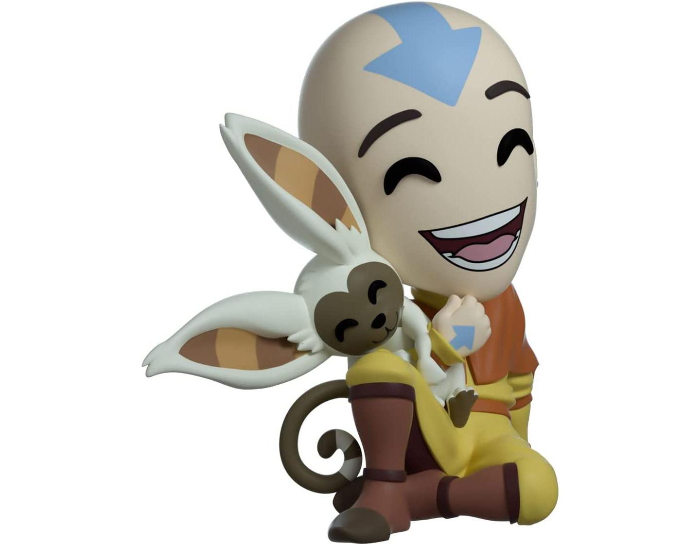 Детская фигурка Youtooz Avatar: The Last Airbender Aang with Momo 4" Vinyl Figure, Ages 14+, цвет: Разноцветный — фото 3