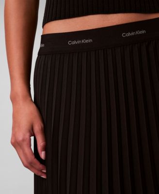 Women's Pleated Midi Skirt