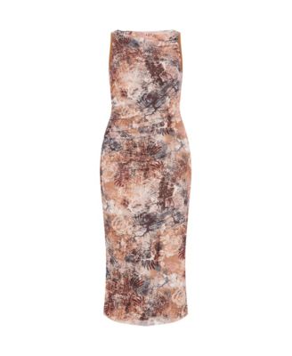 Plus Georgina Animal Print Dress