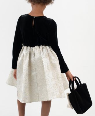 Girls' 2T-6X Skirt Dress with Bag Set