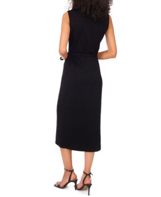 Women's Sleeveless Thin Belt Dress