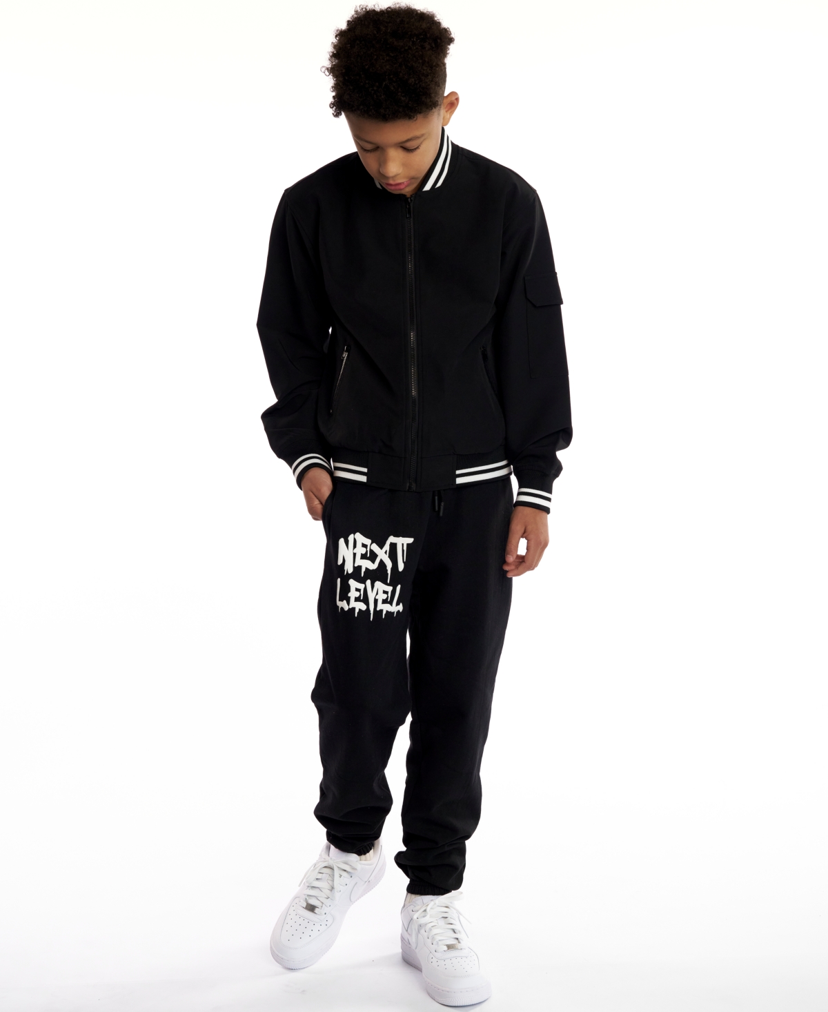 Sovereign Code Boys 5-20 Tyler Graphic Printed Joggers In Black