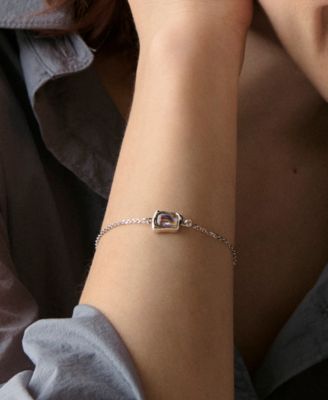 Cubic Zirconia Solitaire Bracelet