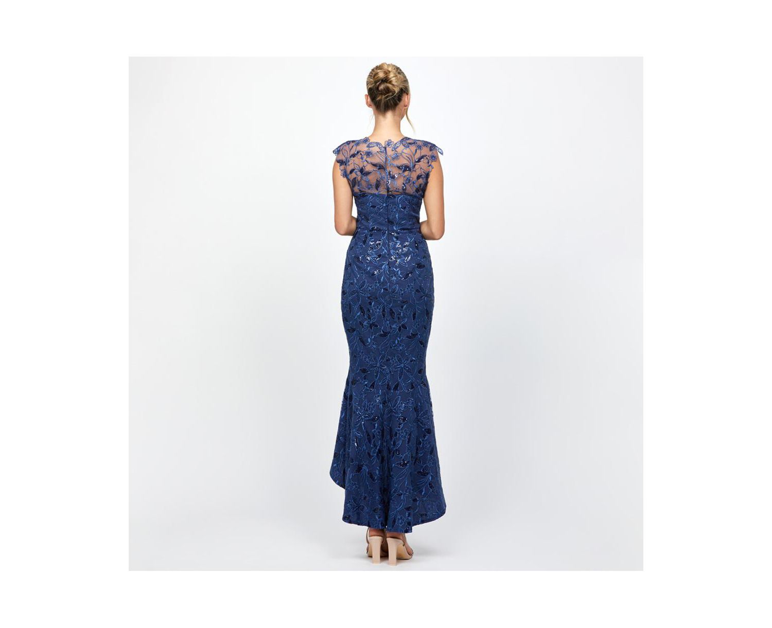 Women's Phoebe Cap Sleeve Hi Lo Dress