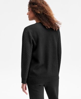 Women's Rhinestone V-Neck Cardigan, Macy's Exclusive