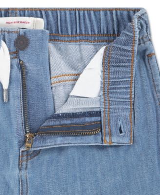 Girls' 7-16 High-Rise Baggy Jeans