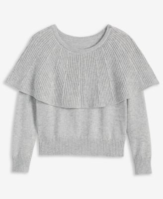 Petite Caped Sweater, Macy's Exclusive