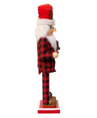 Delightful 15" Santa with Pajamas Nutcracker