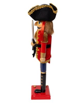15" Pirate Nutcracker with Peg Leg