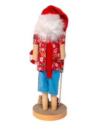 15" Delightful Beach Santa Nutcracker