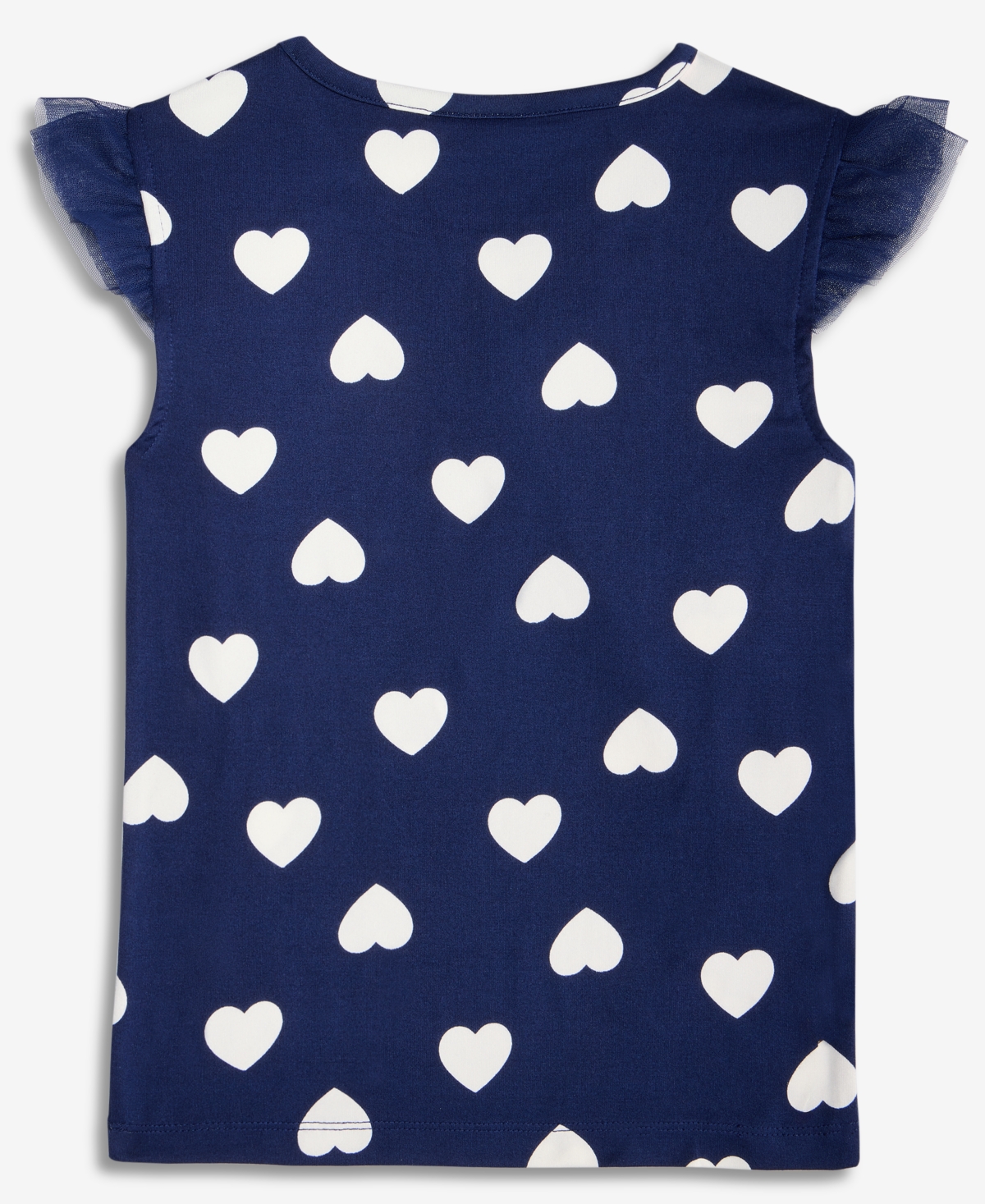 Epic Threads Girls 5-20 Heart-Print Ruffled Top, Macy's Exclusive