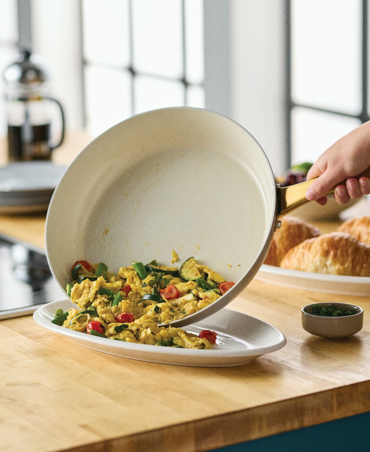 Farberware Forged Induction Ceramic Nonstick 12.2" Base Frying Pan