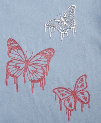 Girls 5-20 Sparkling Butterflies  T-Shirt, Macy's Exclusive