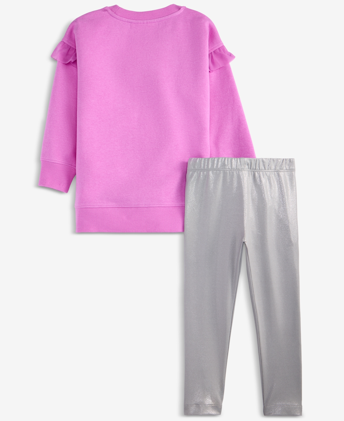 Epic Threads Girls Toddler 2T-4T Star Sweatshirt & Metallic Leggings Set, 2-Piece, Macy's Exclusive
