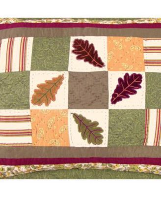 20" x 26" Falling Leaves Cotton Standard Sham - Machine Washable