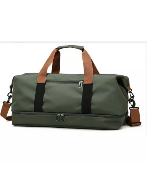 Сумка Urtala 1 Large Capacity Travel, Luggage, Dry Wet Separation Large Capacity Travel, Casual Outdoor Travel Bag Handbag, Yoga, цвет: Армейский зелёный