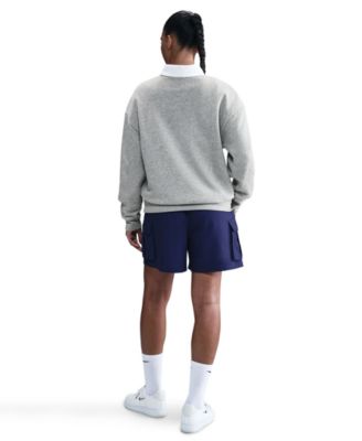 Women's Fleece Loose Fit Crew Neck T-Shirt