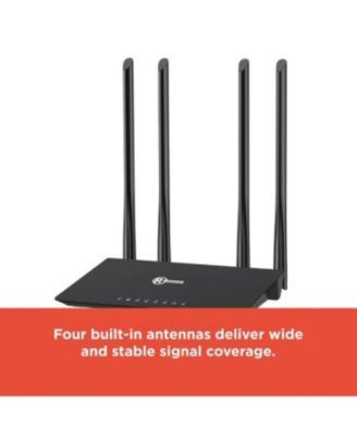 1200 Mbps WiFi Router, Dual Band Wireless Router For Fast Internet, Strong Signal Coverage, Stable Connection, Easy Setup For Home & Office