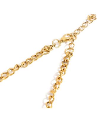 Women's Gold Plated Statement Necklace