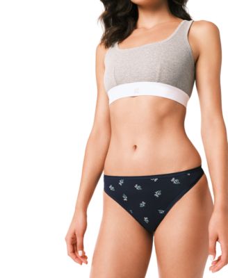 GapBody Women's Cotton Stretch Thong Underwear GPW00283