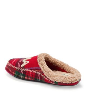 Women's Mama Bear Plaid Clog Slipper