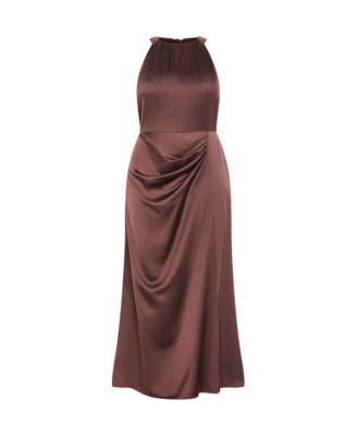 Plus Size Celina Halter Maxi Dress