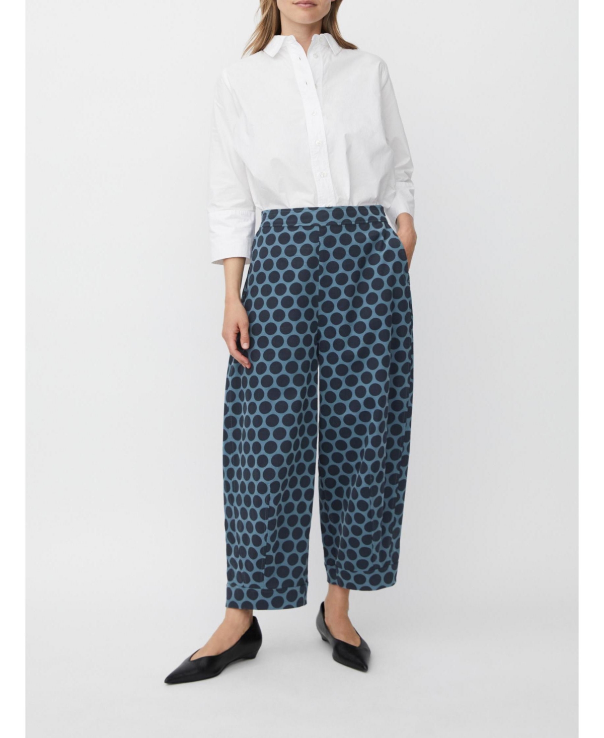 Masai Copenhagen Women's Cropped Velvet Wide Leg Pants