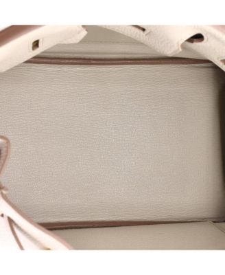 Birkin 25 Handbag Light Togo with Gold Hardware