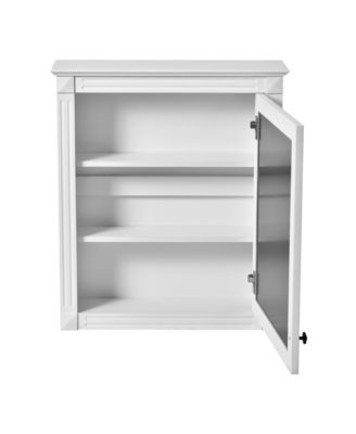 24" x 27" MDF Adjustable Shelf & Soft-Close Hinges Wall-Mounted Mirror Cabinet