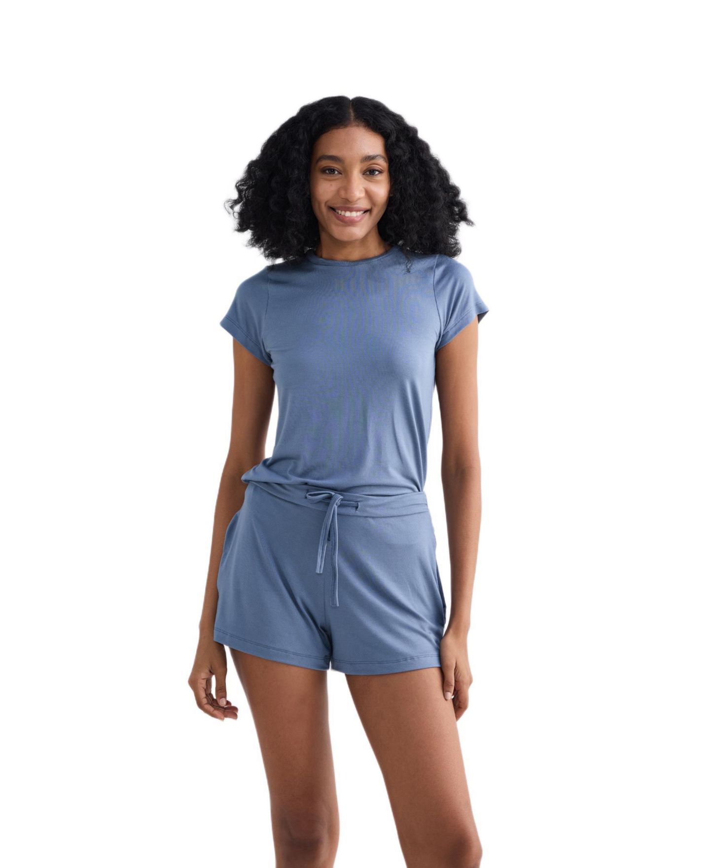 Женская футболка Reistor Essential Short Sleeve in Blue, цвет: Синий — фото 1