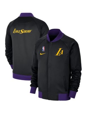 Nike - Men's Black Los Angeles Lakers 2024/25 City Edition Authentic Showtime Performance Full-Zip Jacket