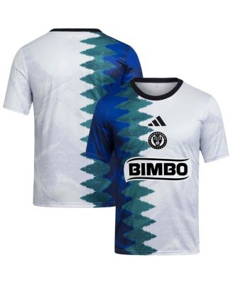 adidas - Big Boys and Girls White Philadelphia Union 2025 Gaming AEROREADY Pre-Match Top