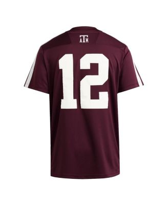 Men's 12 Maroon Texas A&M Aggies Premier Strategy Jersey