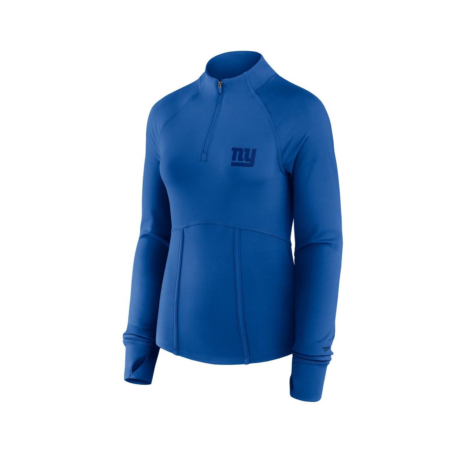 Women's Royal New York Giants Elements Quarter-Zip Jacket