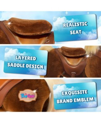 Model Y Brown Horse Rideable Toy for Age 3-4