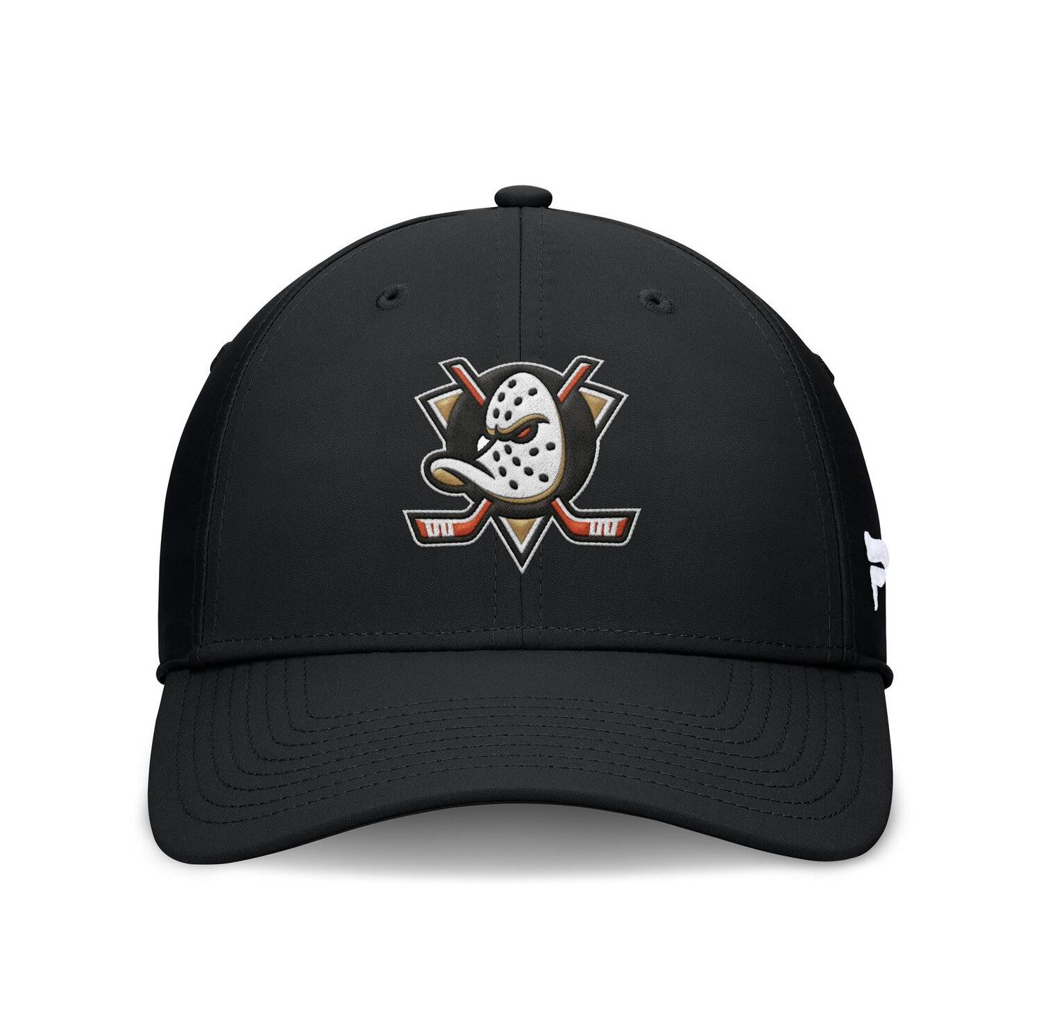 Men's Black Anaheim Ducks Core Primary Logo Flex Hat