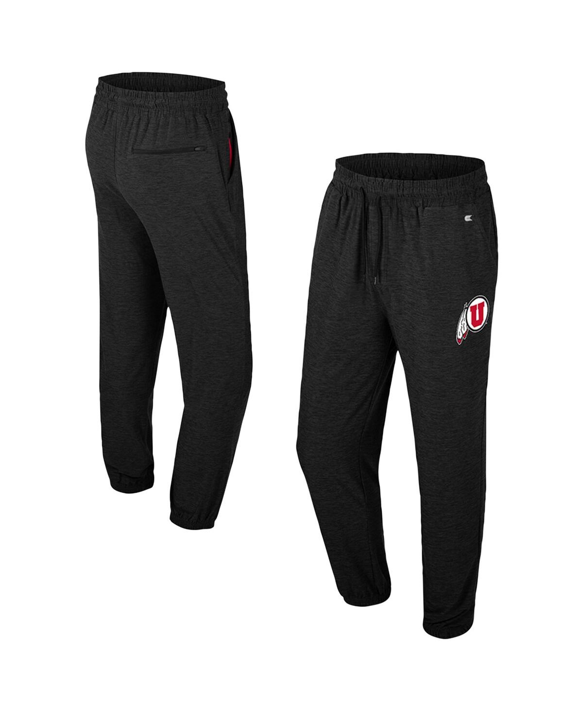 Colosseum Men's Black Nebraska Huskers Revolution Jogger Pants In Black